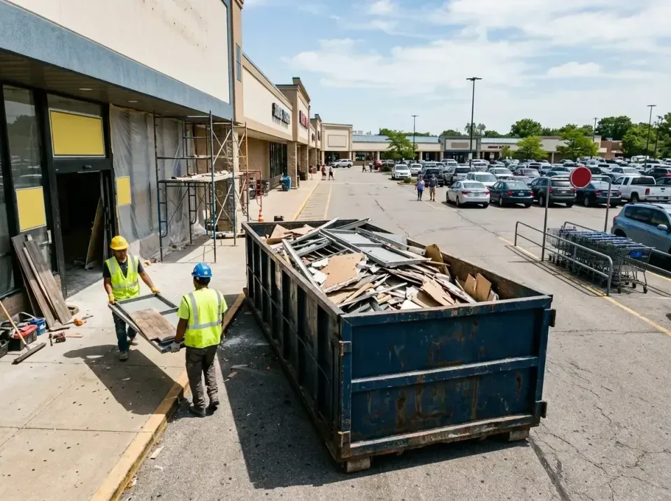 retail-store-renovation-debris-003 — frequently asked questions, Roll-off Dumpster Rentals in Carbondale, IL